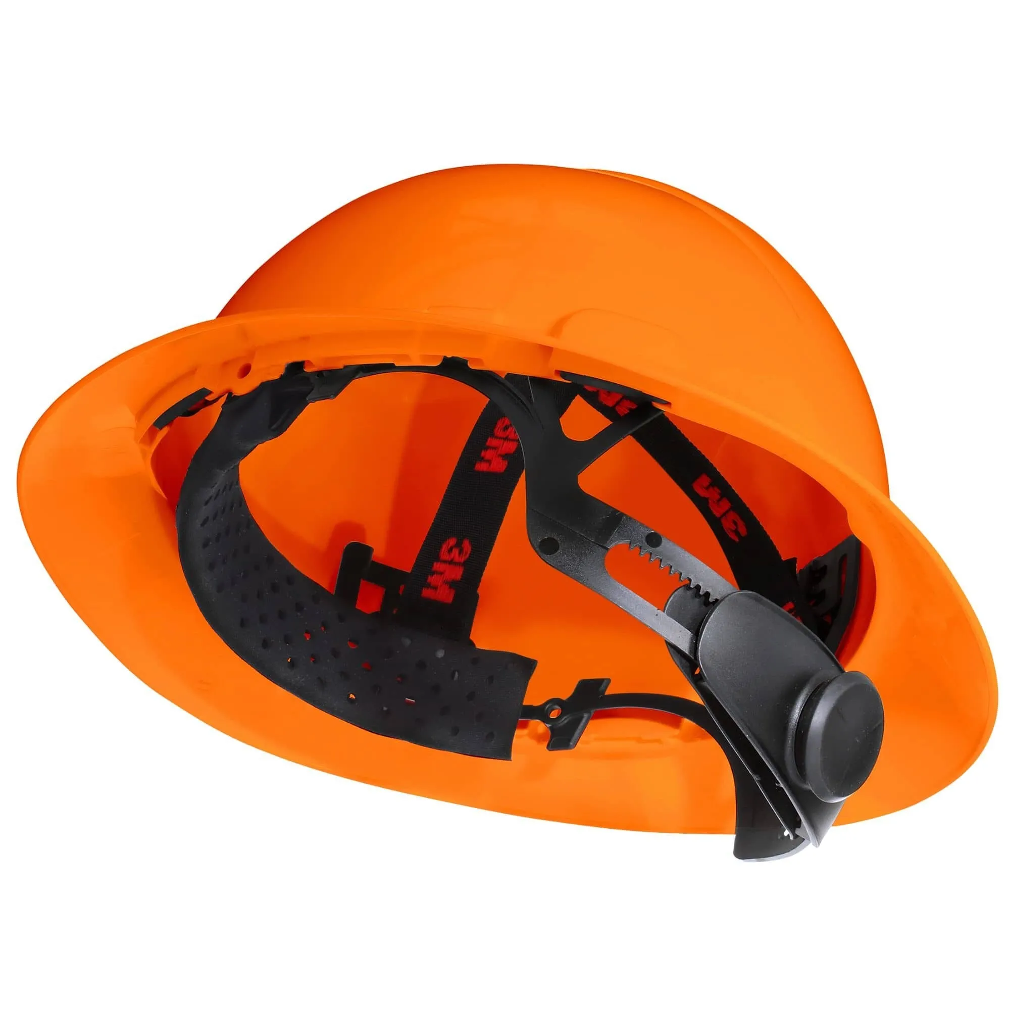 3M SecureFit Full Brim Hard Hat CHH-FB-R-O6-SL, with Ratchet Adjustment, Hi-Vis