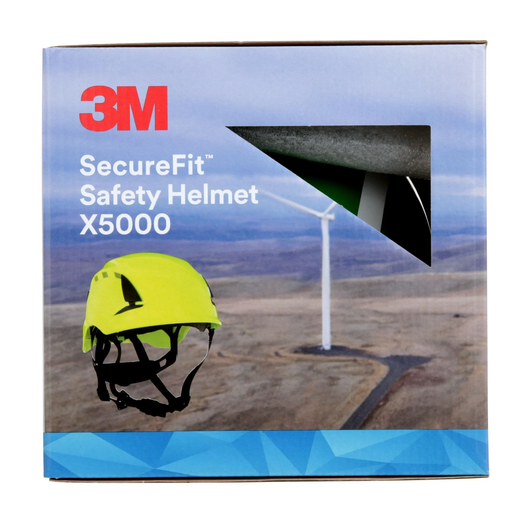 3M SecureFit Safety Helmet, X5004VX-ANSI,  Green, vented, 1Ea/Box