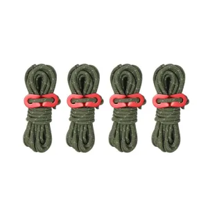 4 PCS / Set CLS Outdoor Camp Reflective Wind-Proof Camping Support Rod(Army Green)