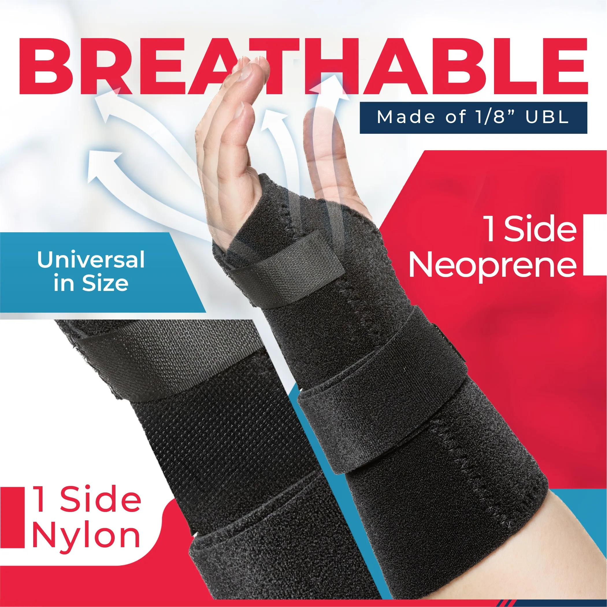 8" Universal Size Wrist Support (W28)