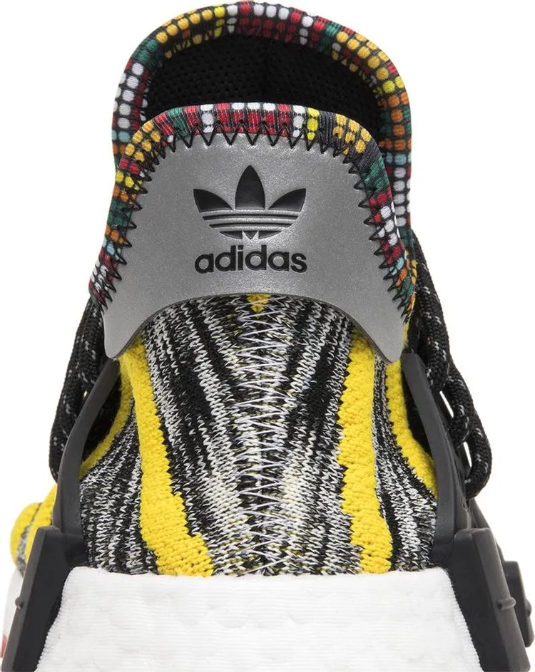 Adidas Pharrell x NMD Human Race Trail 'Solar Pack' Sneakers, Black