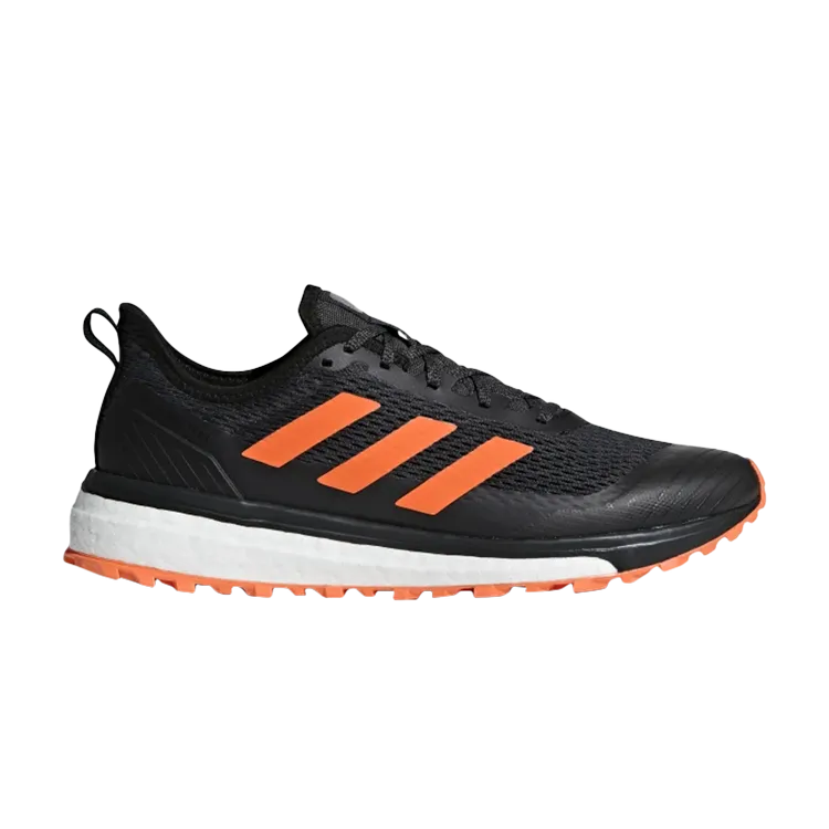 Adidas Response Trail 'Black Hi-Res Orange' Sneakers, black