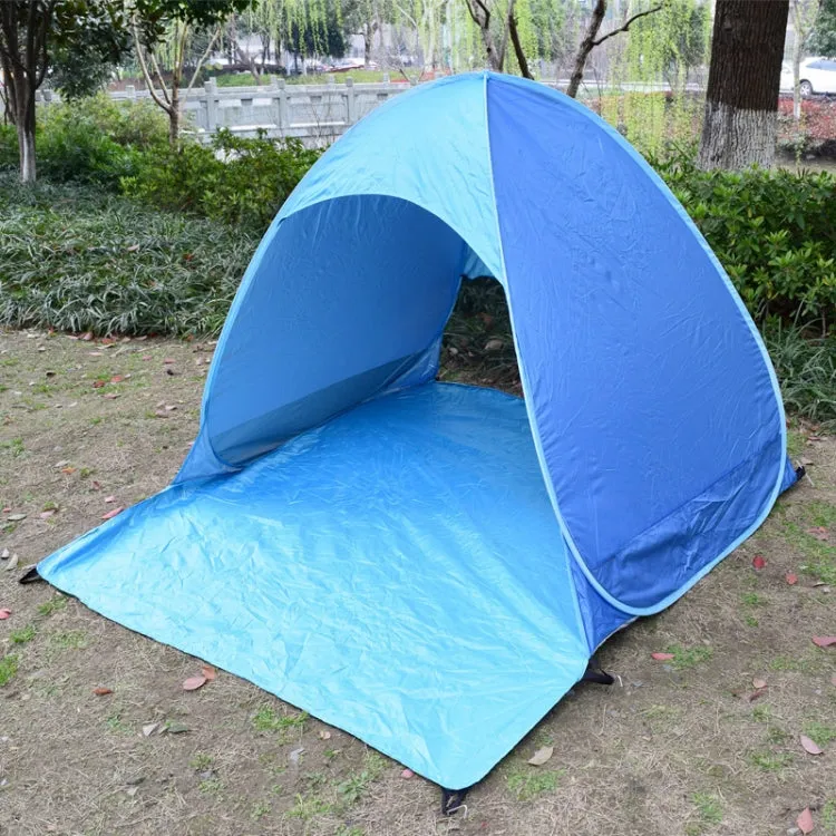 Automatic Instant Pop Up Tent Potable Beach Tent，Size: 150x165x110cm(Blue)