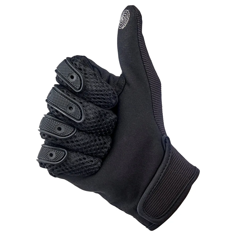 BILTWELL ANZA TEXTILE GLOVE [BLACK OUT]