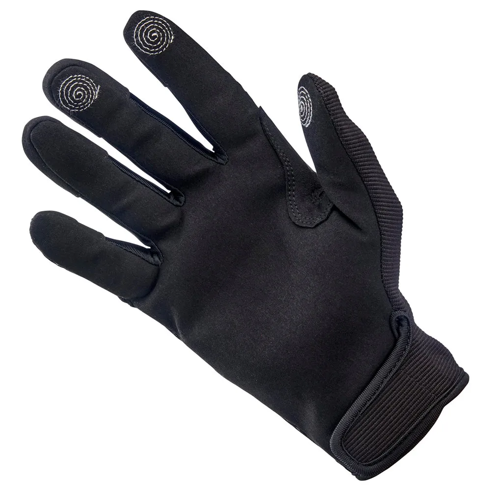 BILTWELL ANZA TEXTILE GLOVE [BLACK OUT]