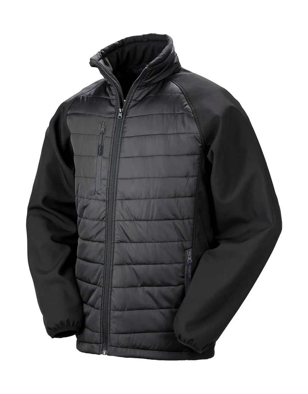 Black Compass Padded Softshell - 08433