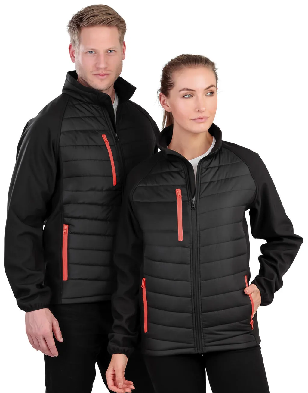 Black Compass Padded Softshell - 08433