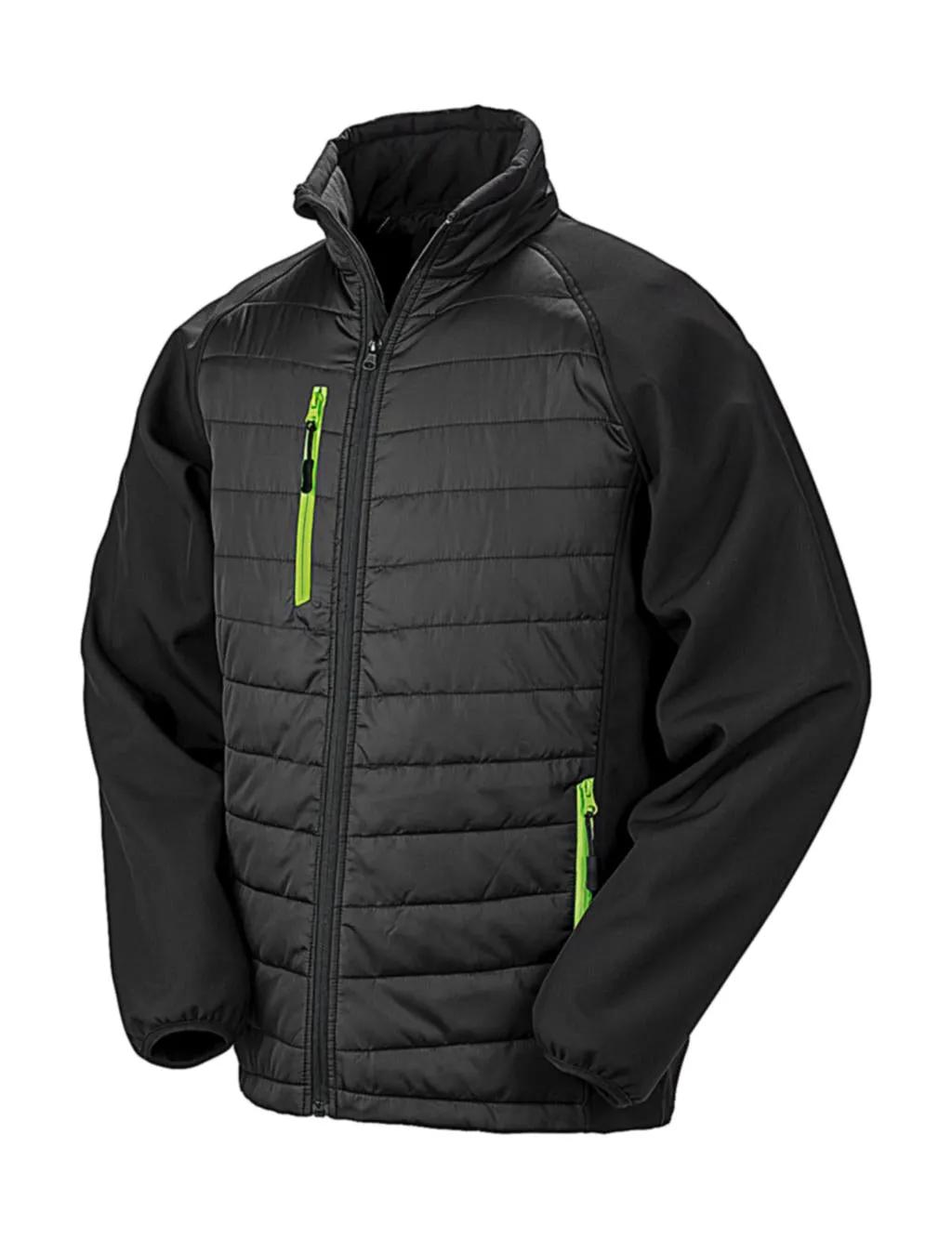 Black Compass Padded Softshell - 08433