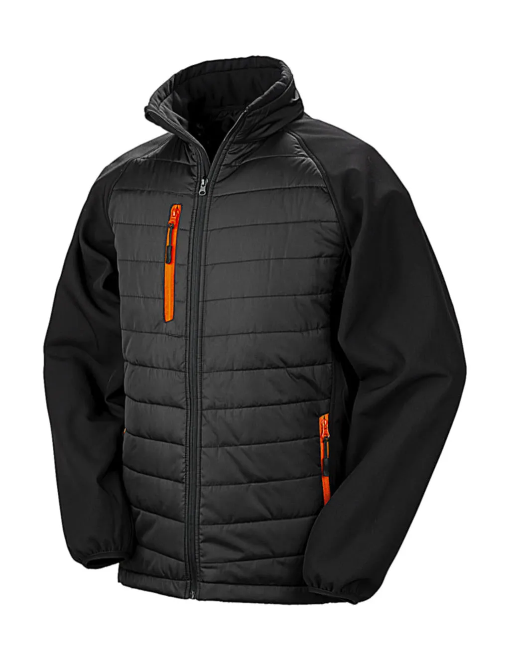 Black Compass Padded Softshell - 08433