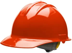 Bullard C30 30HOR 6pt Ratchet Classic Cap Style Hard Hat, Hi-Viz Orange, 1 Each