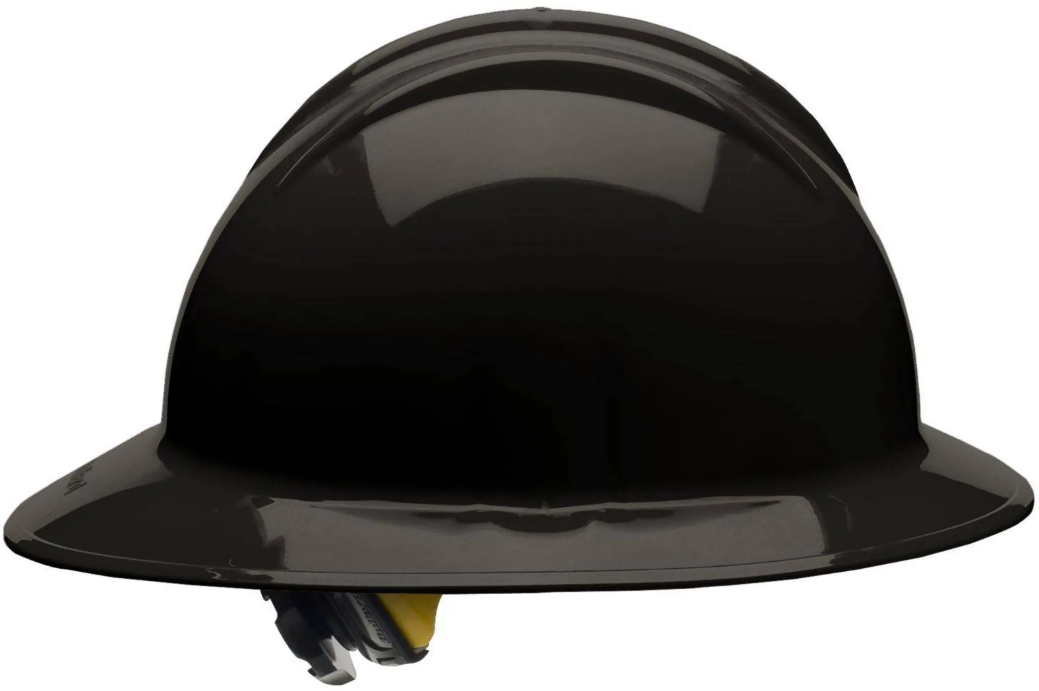 Bullard C33 33BKR 6pt Ratchet Classic Full Brim Style Hard Hat, Black, 1 Each