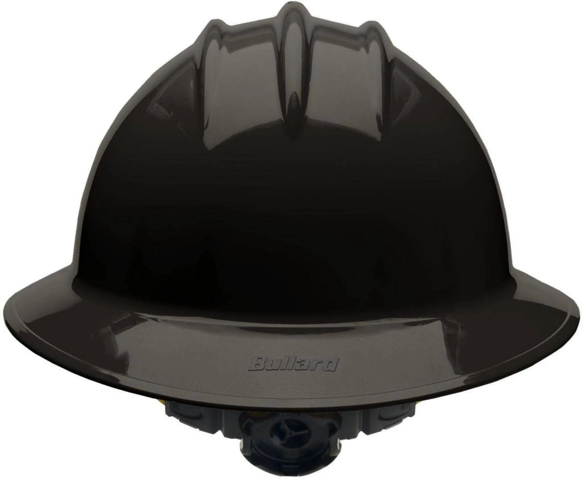 Bullard C33 33BKR 6pt Ratchet Classic Full Brim Style Hard Hat, Black, 1 Each