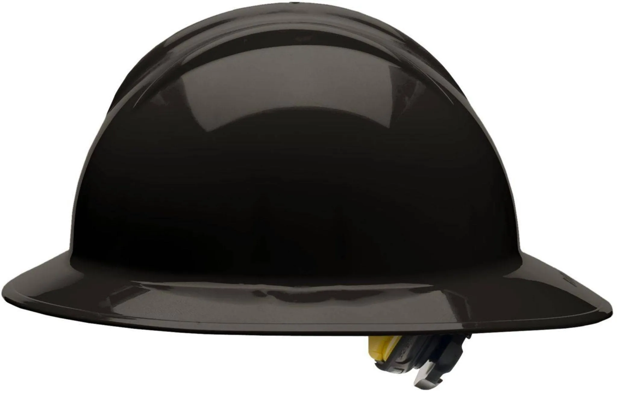 Bullard C33 33BKR 6pt Ratchet Classic Full Brim Style Hard Hat, Black, 1 Each