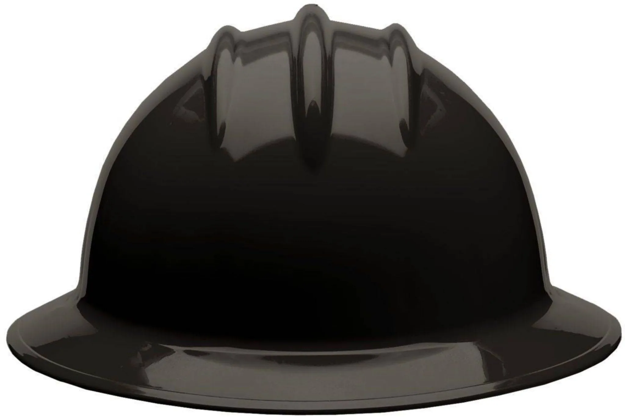 Bullard C33 33BKR 6pt Ratchet Classic Full Brim Style Hard Hat, Black, 1 Each