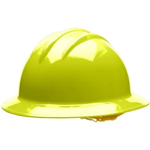 Bullard C33 33HYP 6pt Pinlock Classic Full Brim Style Hard Hat, Hi-Viz Yellow, 1 Each