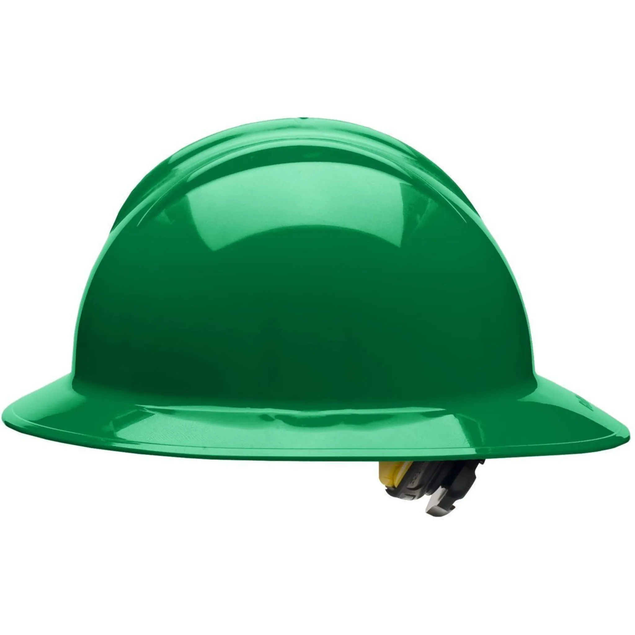 Bullard C33 33KGR 6pt Ratchet Classic Full Brim Style Hard Hat, Kelly Green, 1 Each