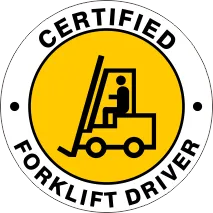 CERTIFIED FORKLIFT DRIVER