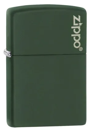 Classic Green Matte Zippo Logo