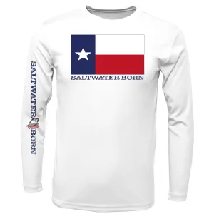 Corpus Christi, TX Flag Long Sleeve UPF 50  Dry-Fit Shirt