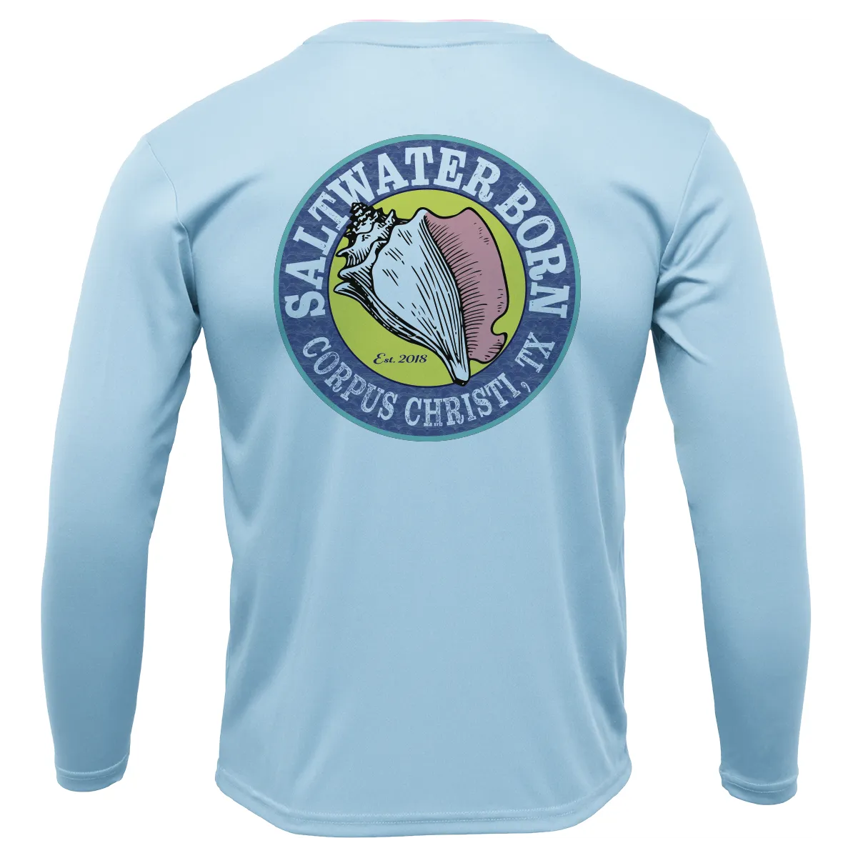 Corpus Christi, TX Flag Long Sleeve UPF 50  Dry-Fit Shirt