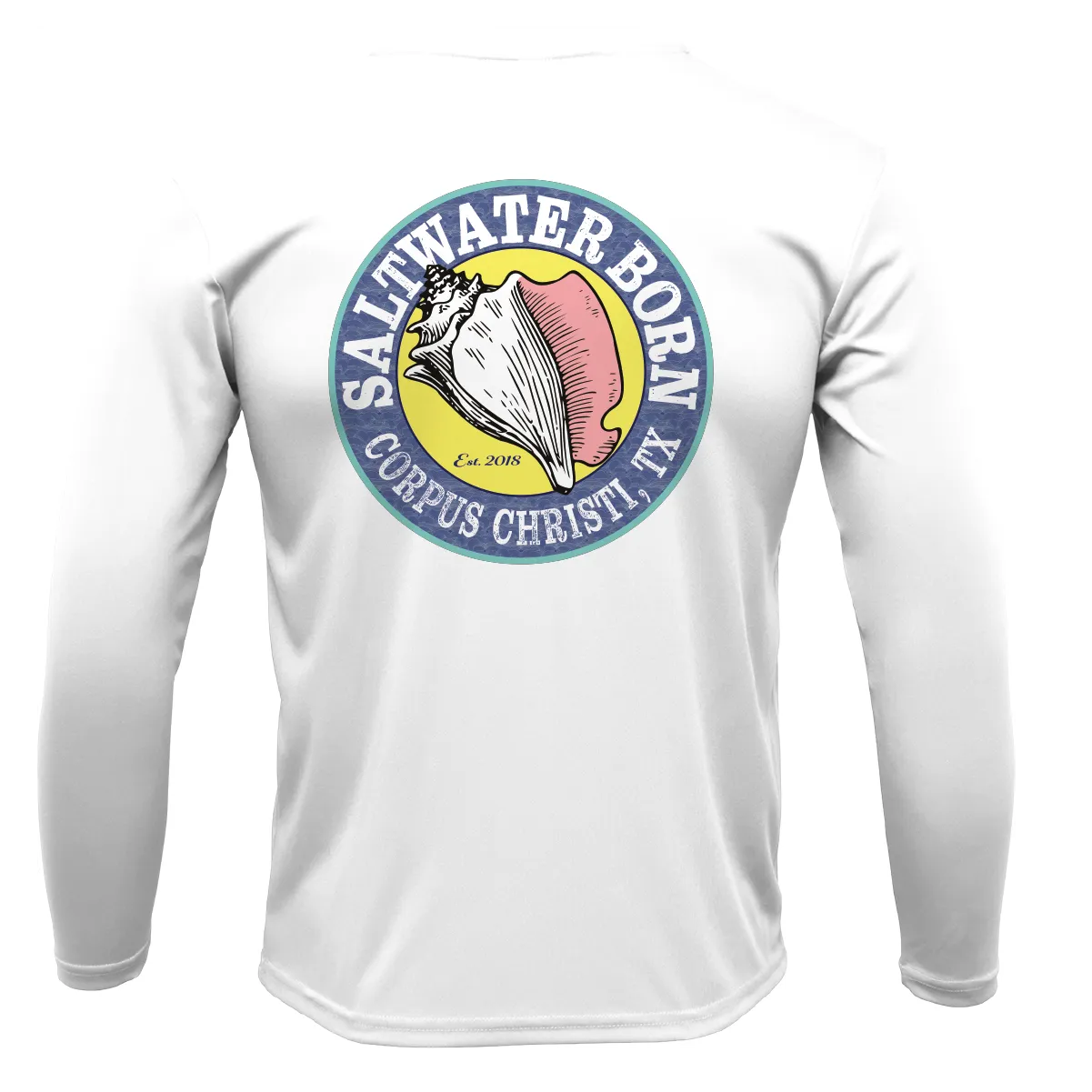 Corpus Christi, TX Flag Long Sleeve UPF 50  Dry-Fit Shirt