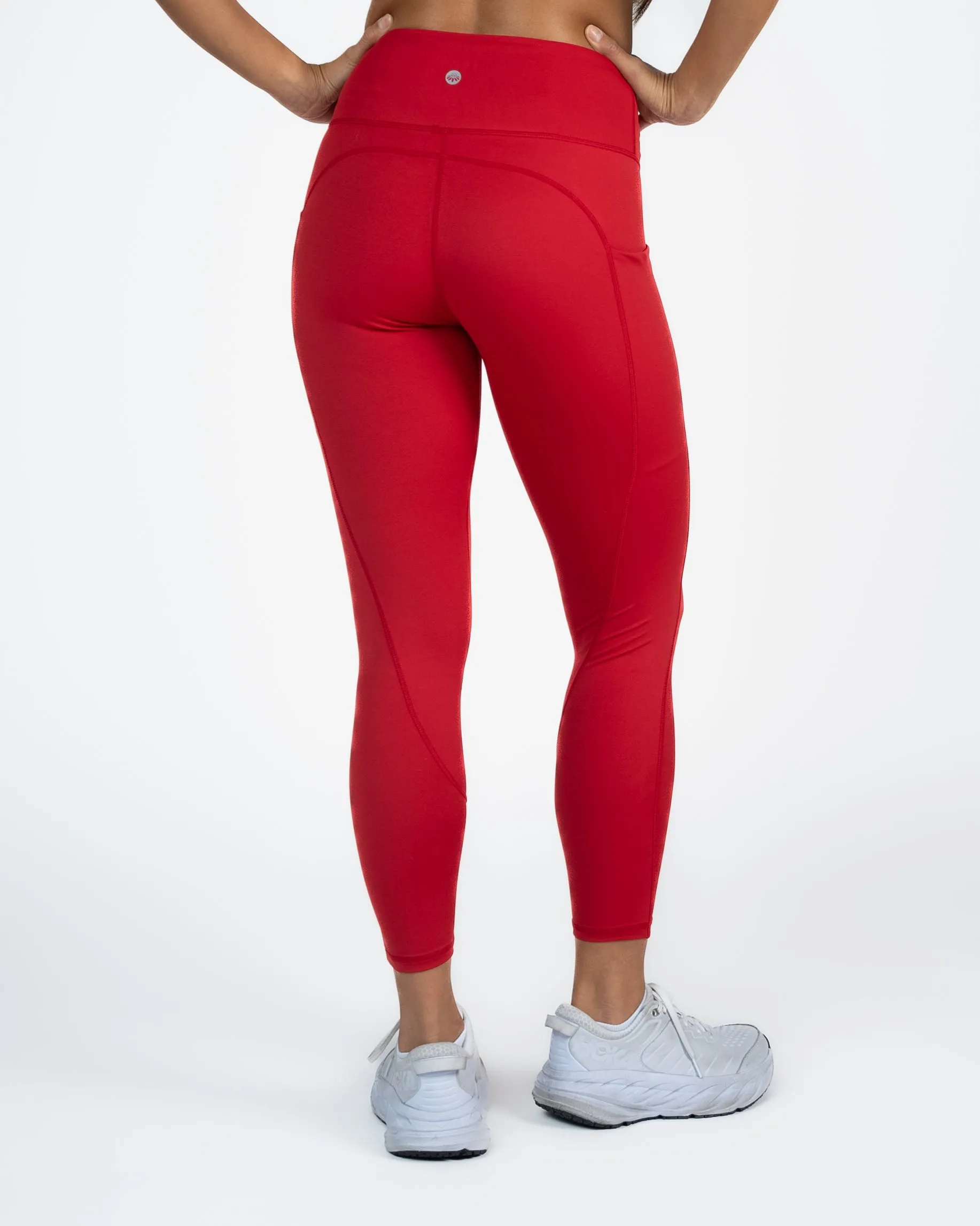 Denali 7/8 Leggings - Cherry