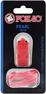 Fox 40 Pearl Official Safety Whistle with Strap