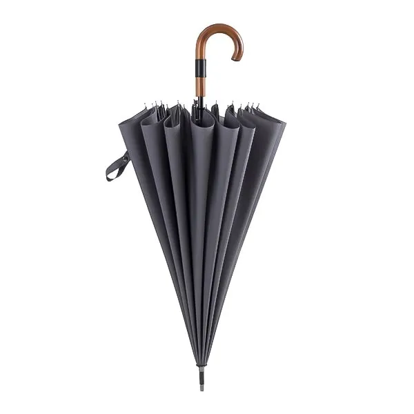 Grey Gentleman's Windproof Umbrella