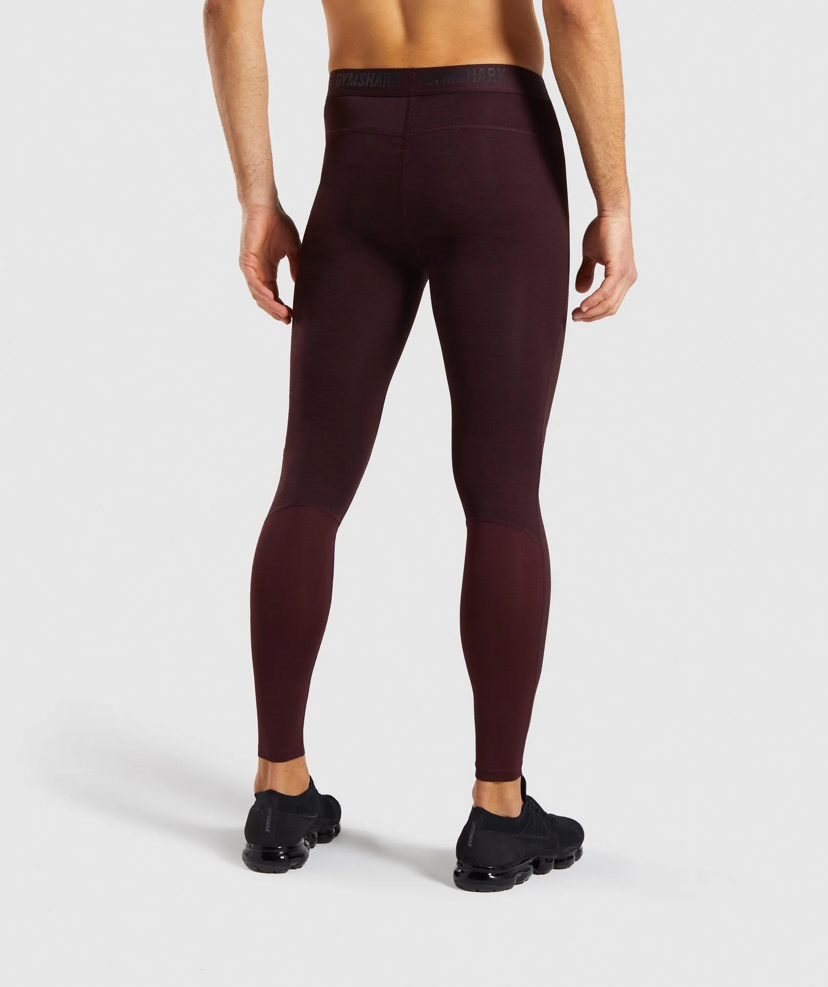 Gymshark Element  Baselayer Leggings - Ox Red Marl