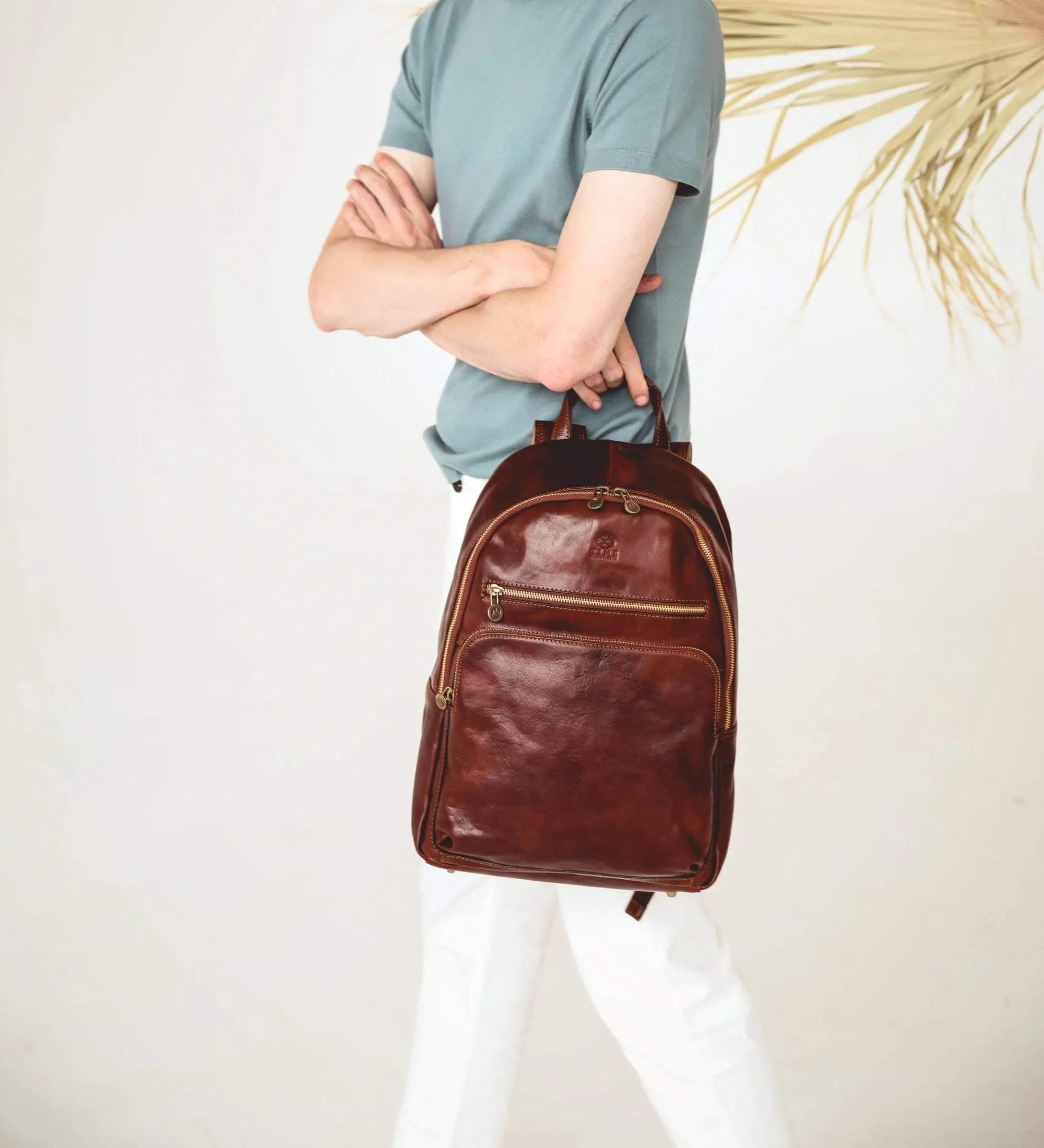 Leather Backpack - I, Claudius