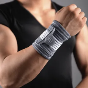 Liveup Sports Grey Sports Wrist Support - L/XL