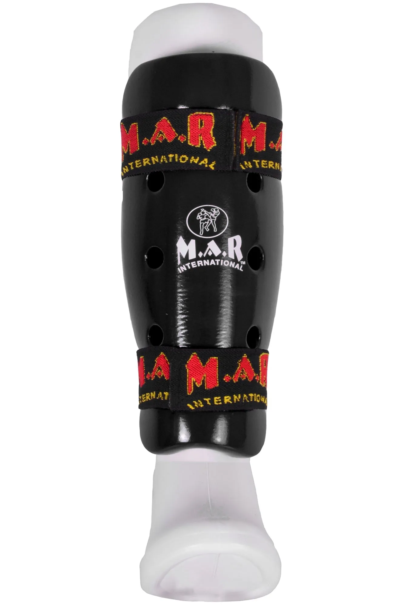 MAR-162B | Black Dipped Foam Martial Arts Shin Guard