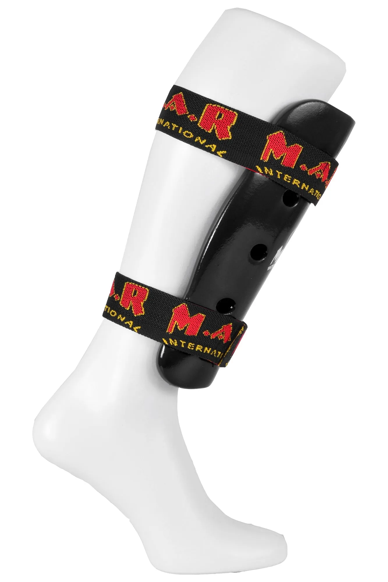 MAR-162B | Black Dipped Foam Martial Arts Shin Guard