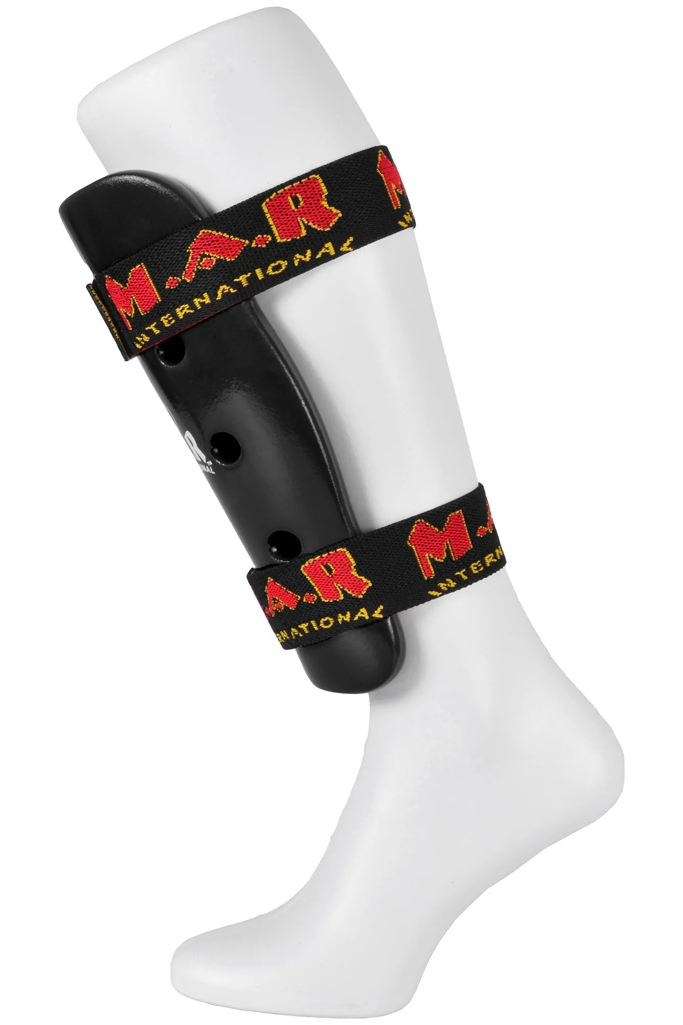 MAR-162B | Black Dipped Foam Martial Arts Shin Guard