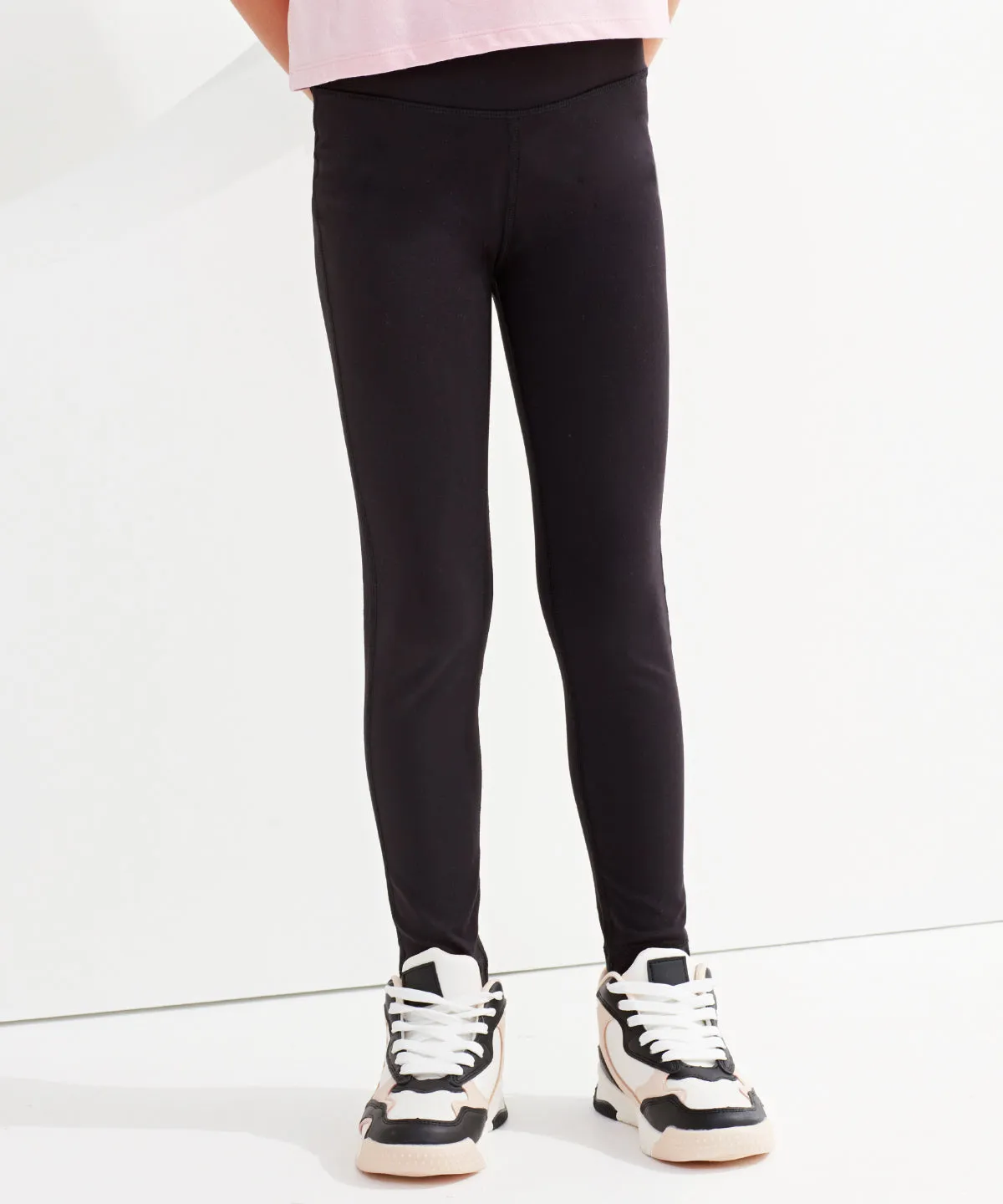 Navy - Kids TriDri¨ recycled performance leggings