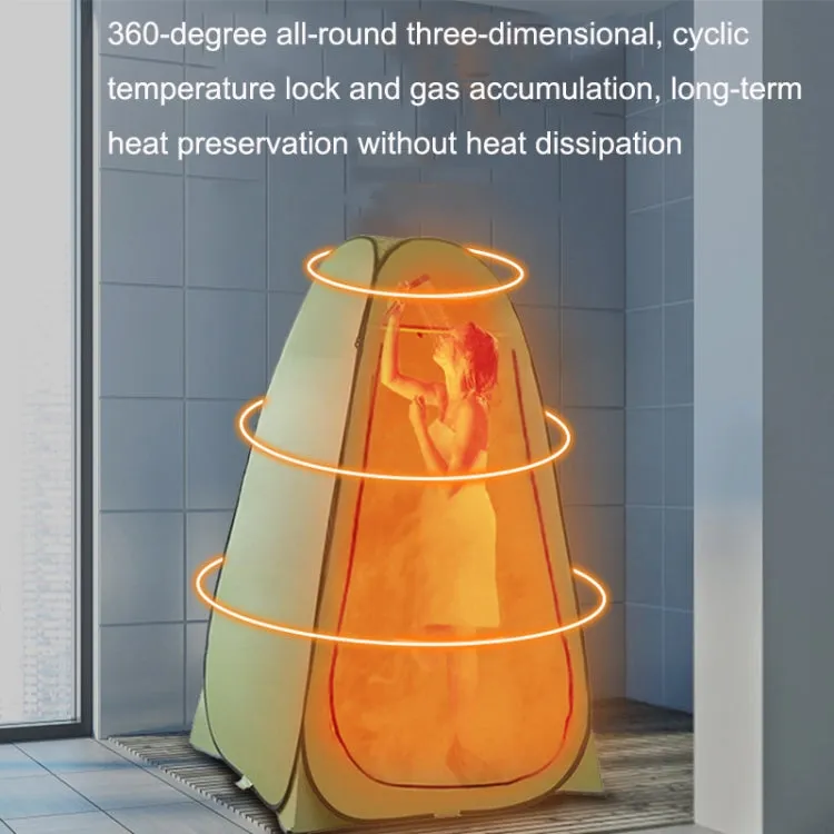 Outdoor Camping Toilet Changing Tent Automatic Shower Bathing Tent, Style: Double Person(Orange)