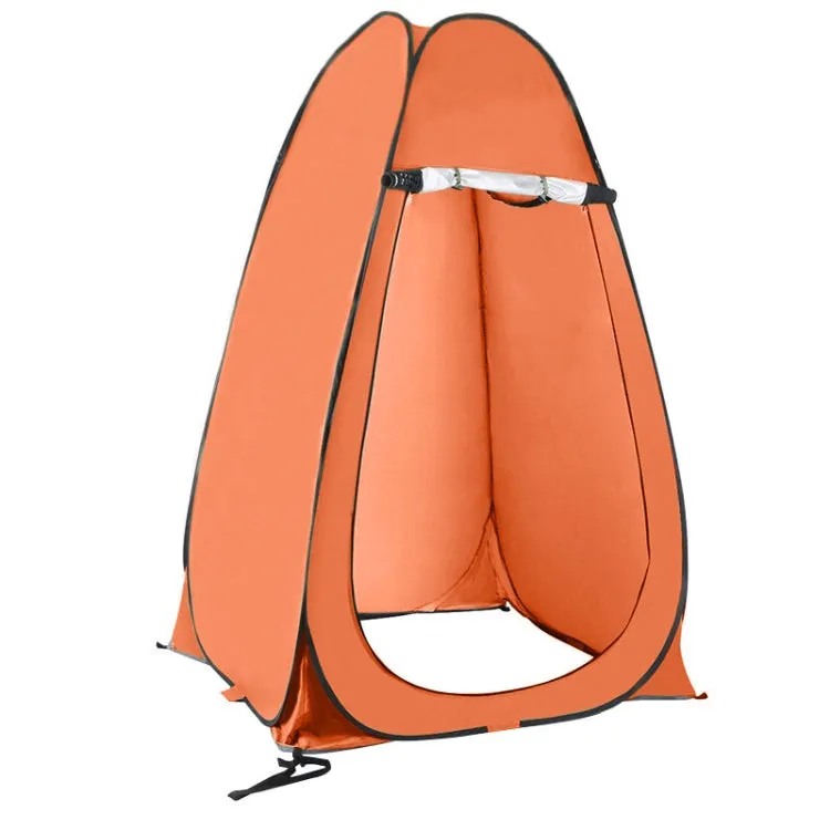 Outdoor Camping Toilet Changing Tent Automatic Shower Bathing Tent, Style: Double Person(Orange)