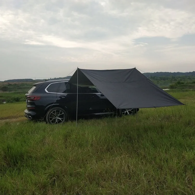 Outdoor Picnic Camping Tent On The Side Of The Car Rain-proof Sunshade Canopy 300x150cm(Black)