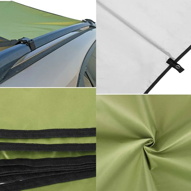 Outdoor Picnic Camping Tent On The Side Of The Car Rain-proof Sunshade Canopy 300x150cm(Black)