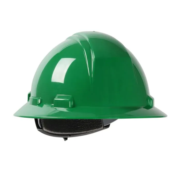 PIP Kilimanjaro 280-HP641R-13 Full Brim Hard Hat with HDPE Shell, 4-Point Textile Suspension, Gold, 1 Each