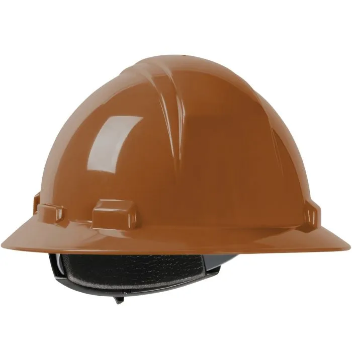 PIP Kilimanjaro 280-HP641R-13 Full Brim Hard Hat with HDPE Shell, 4-Point Textile Suspension, Gold, 1 Each