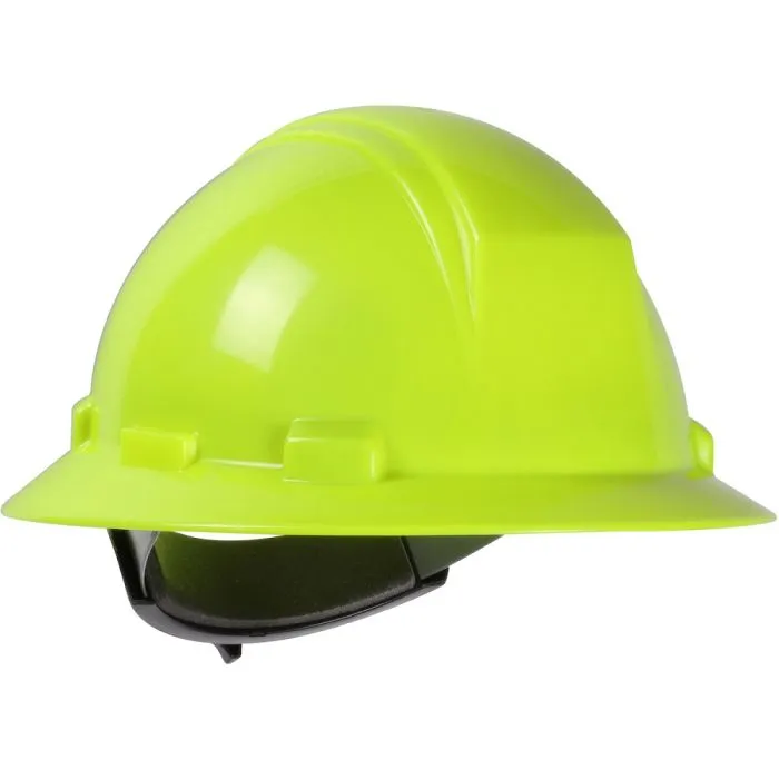 PIP Kilimanjaro 280-HP641R-13 Full Brim Hard Hat with HDPE Shell, 4-Point Textile Suspension, Gold, 1 Each