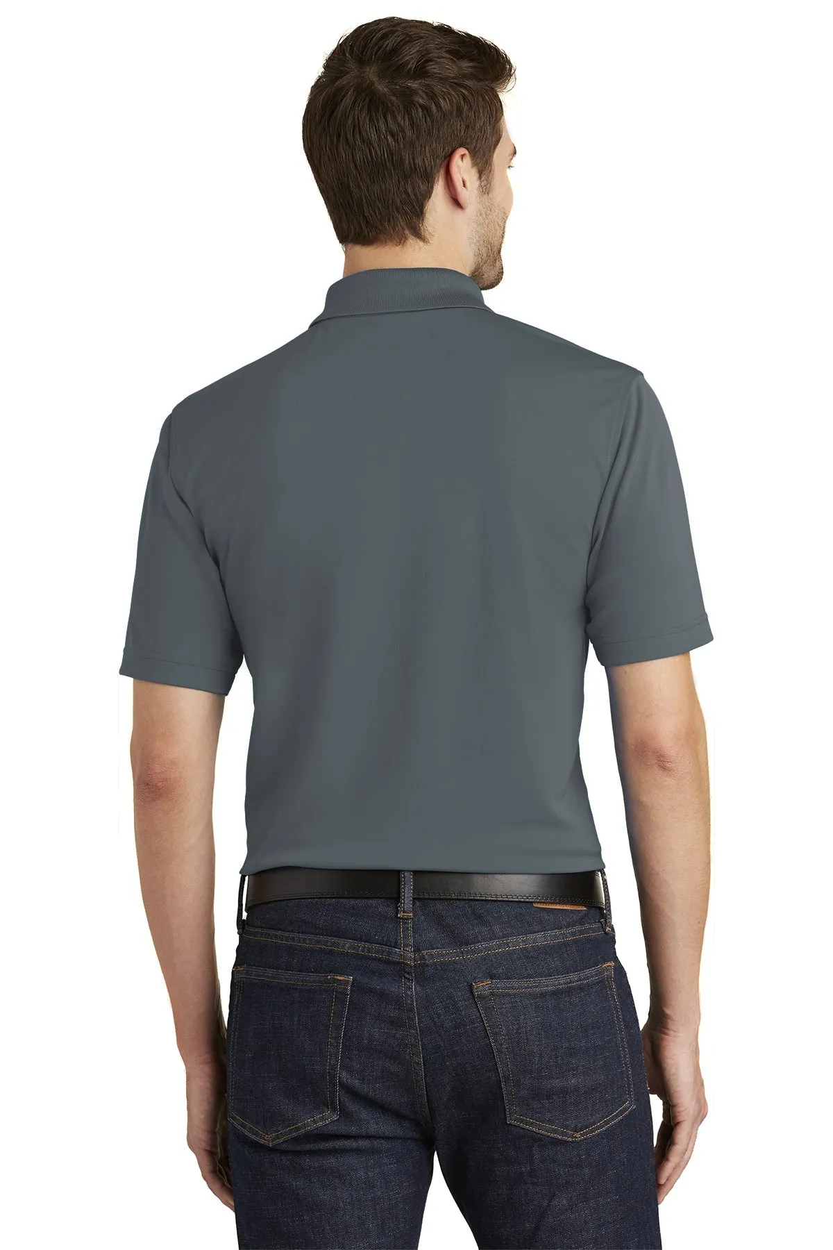 Port Authority Dry Zone UV Micro-Mesh Custom Polos, Graphite