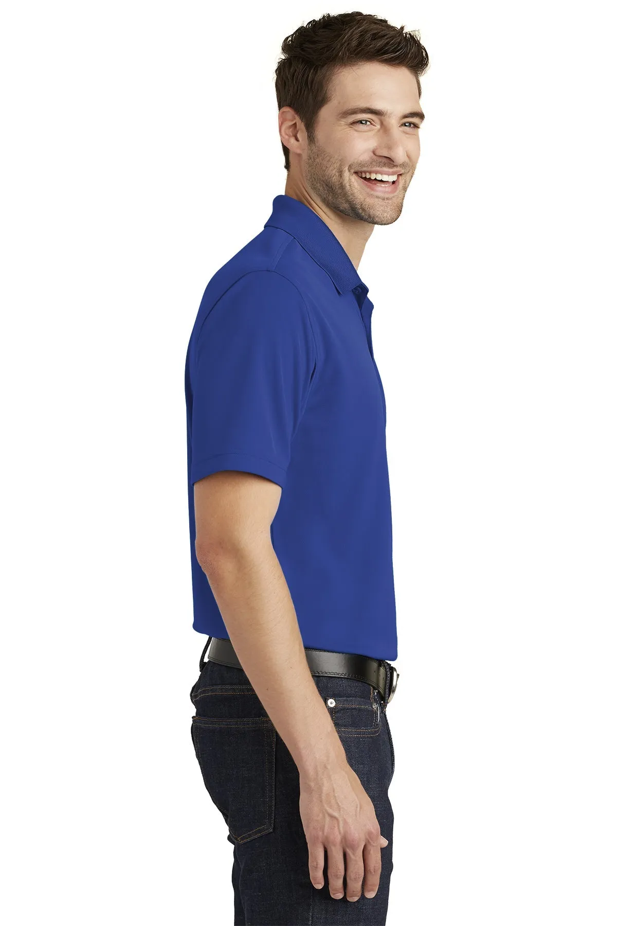 Port Authority Dry Zone UV Micro-Mesh Custom Polos, True Royal