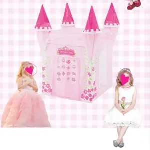 Princess Castle Game House Crown Folding Tent