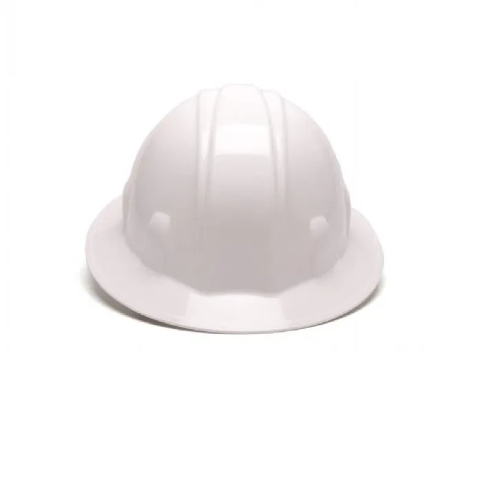 Pyramex SL Series HP2411 Full Brim Hard Hat, 4 Point Ratchet Suspension, One Size, 1 Each