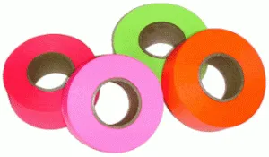 SCOTSCO Orange Fluorescent Trail Marker & Flagging Tape