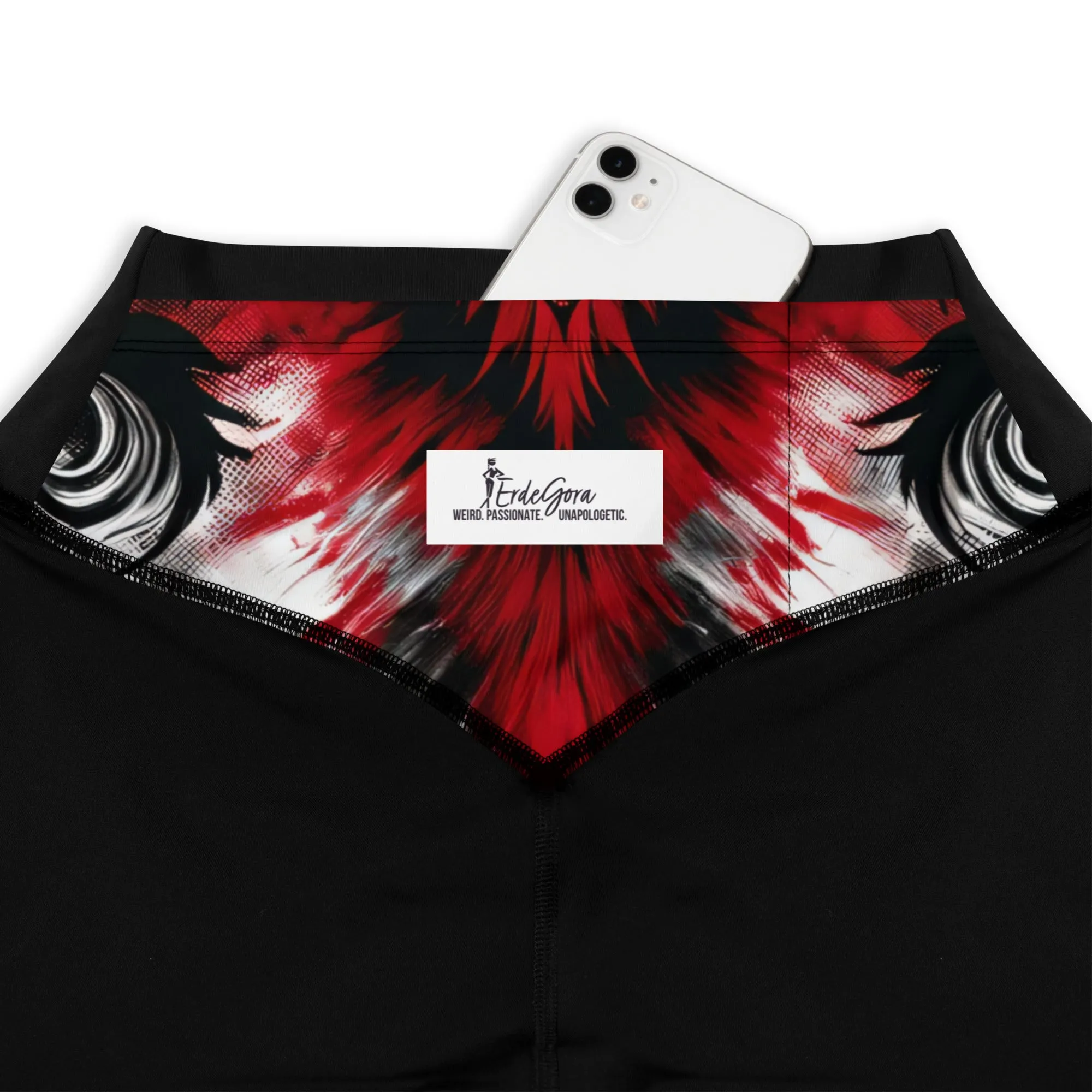 Sports Leggings Crimson Nocturn