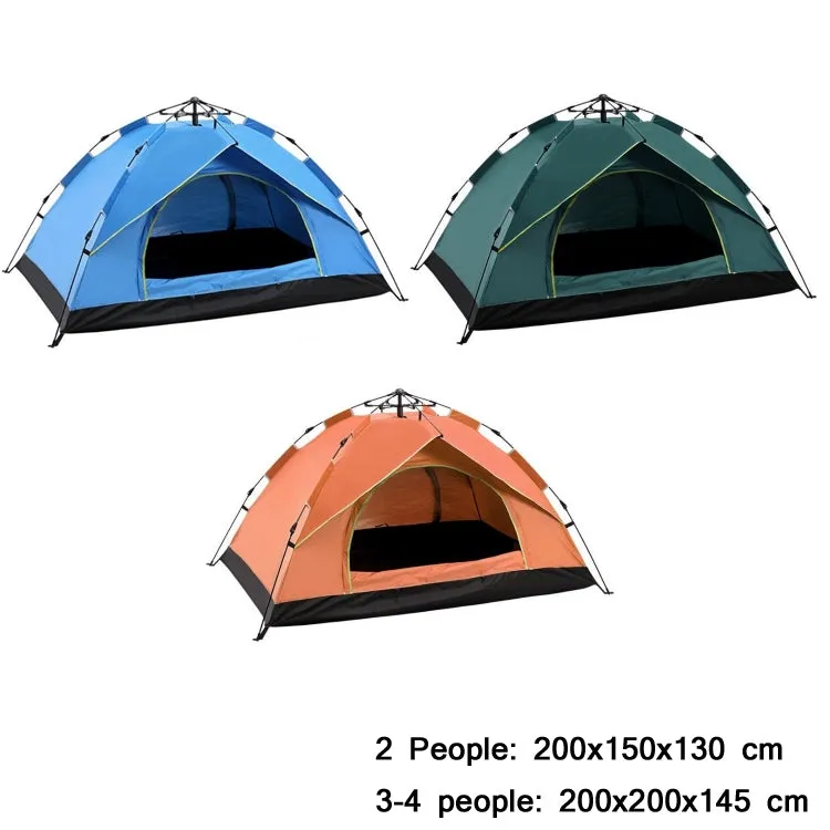 TC-014 Outdoor Beach Travel Camping Automatic Spring Multi-Person Tent For 2 People(Green Mat)