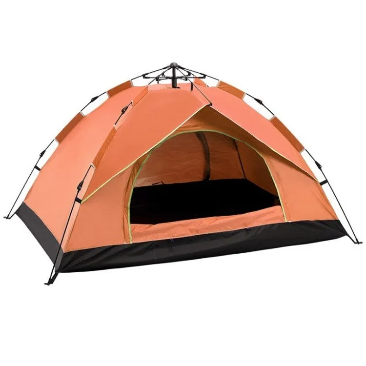 TC-014 Outdoor Beach Travel Camping Automatic Spring Multi-Person Tent For 2 People(Orange)